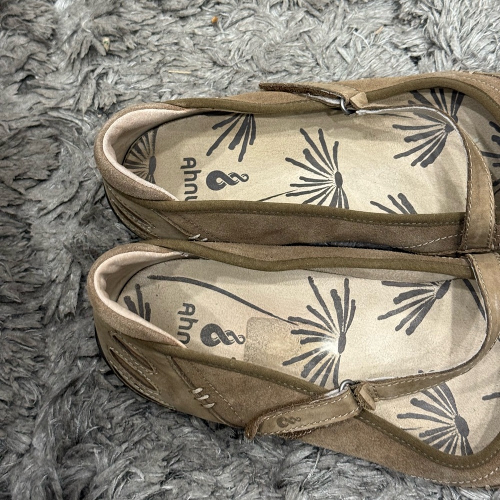 AHNU Mesh Leather Mary Jane Walking Shoes - Picture 6 of 11